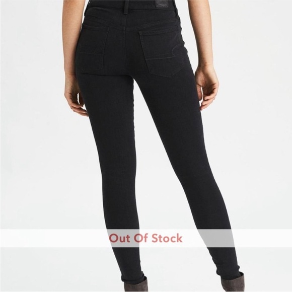 American Eagle Outfitters Black Skinny Jeans - Picture 2 of 9
